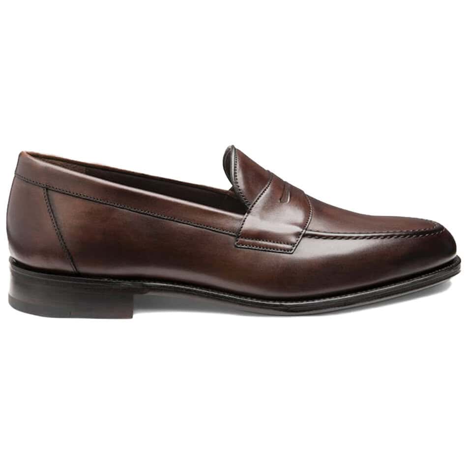 [新品]OHOTORO Walnut Shirring Loafer 25cm Loake Hornbeam in scorched walnut calf - Bradshaw & Lloyd